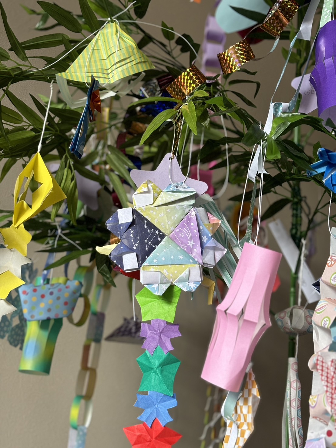 7/7短冊にお願い事を書きました